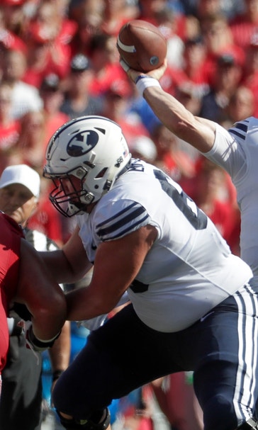 Canada runs for 2 scores, BYU upsets No. 6 Wisconsin 24-21